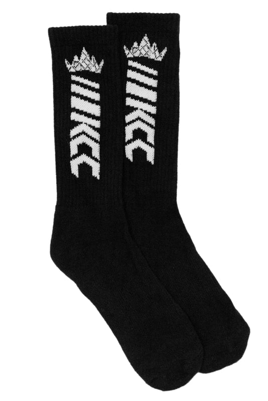 Black Script Socks